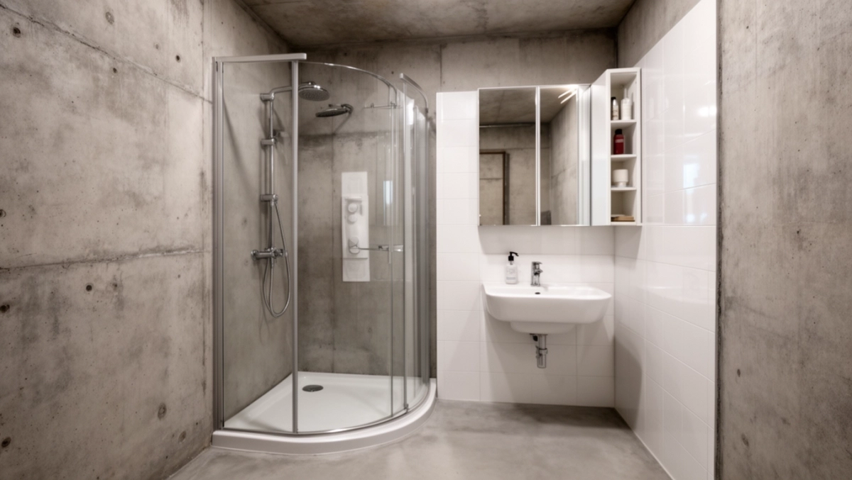 Mała łazienka w bloku 2m2