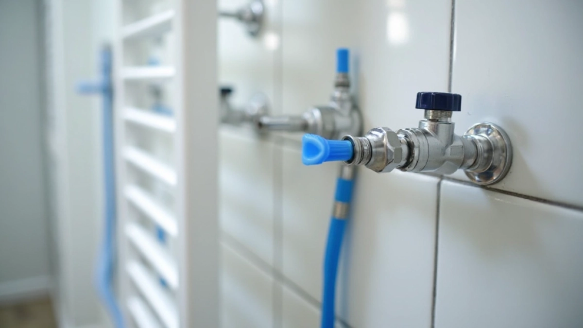 Podłączenie grzejnika łazienkowego PEX