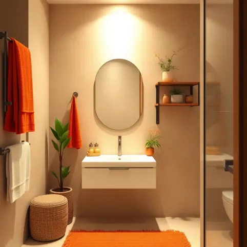 Jak Ożywić Beżowo Brązową Łazienkę