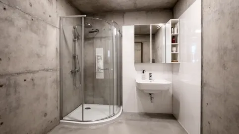 Mała łazienka w bloku 2m2