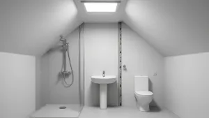 Minimalna wysokość łazienki